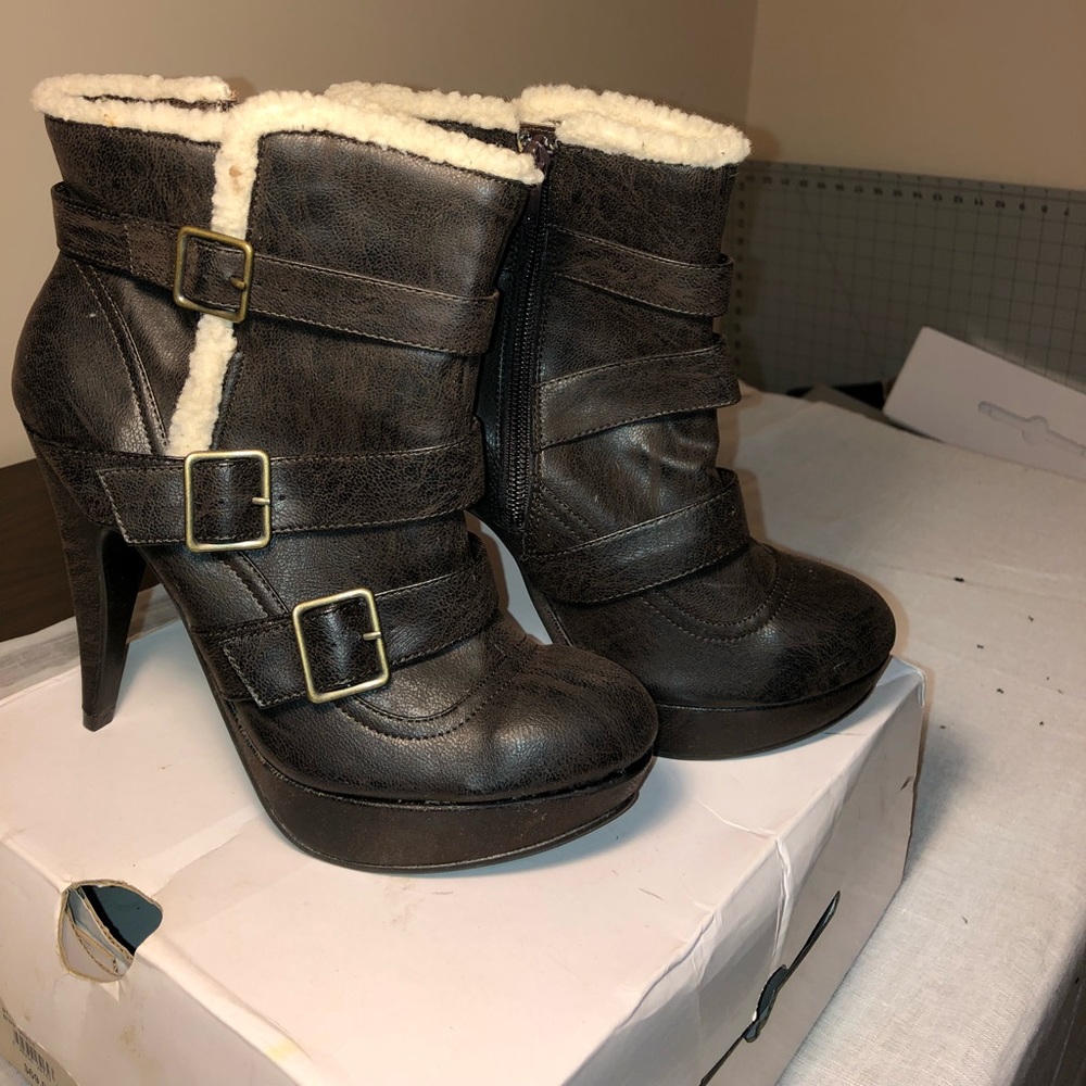 Fur-Lined Bootie
